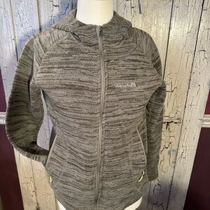 Avalanche Heathered Gray Zip-Up sweater Jacket